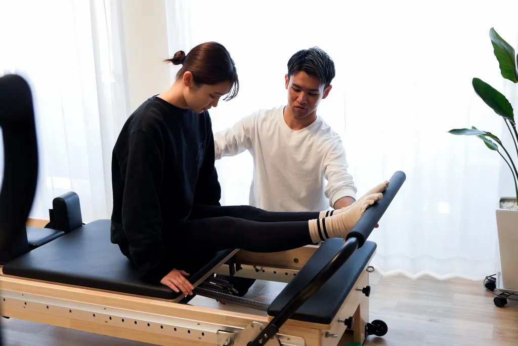 warabi PILATES 鹿児島 ピラティス マシンピラティスパーソナル風景